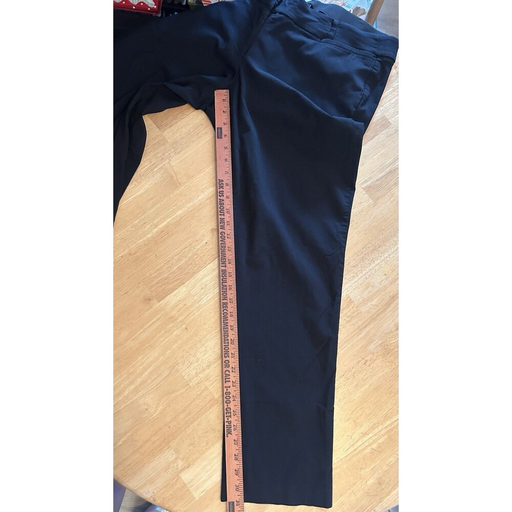 Lane Bryant The Allie Black Career Pants Size 20R Stretch Straight Leg Work - Picture 10 of 14